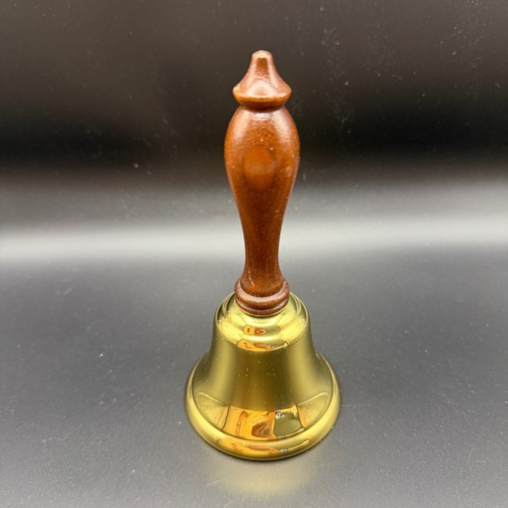 Baldwin Brass Hand Bell 6.25"‎ Can be Engraved Excellent Condition